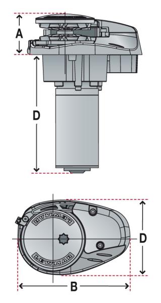 Ankerwinde V700 vertikal